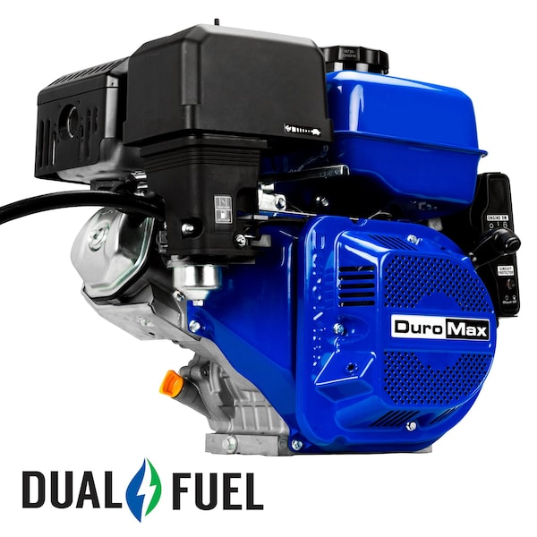 Duromax 439cc 1 in. Dual Fuel Propane Gasoline Portable Electric Start Engine - XP18HPX