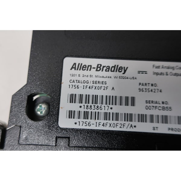Allen Bradley ALLEN BRADLEY 1756-IF4FX0F2F - 1756-IF4FX0F2F
