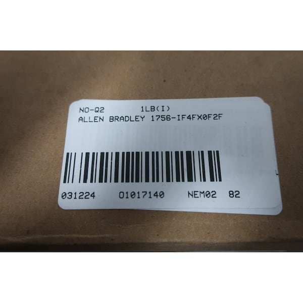 Allen Bradley ALLEN BRADLEY 1756-IF4FX0F2F - 1756-IF4FX0F2F