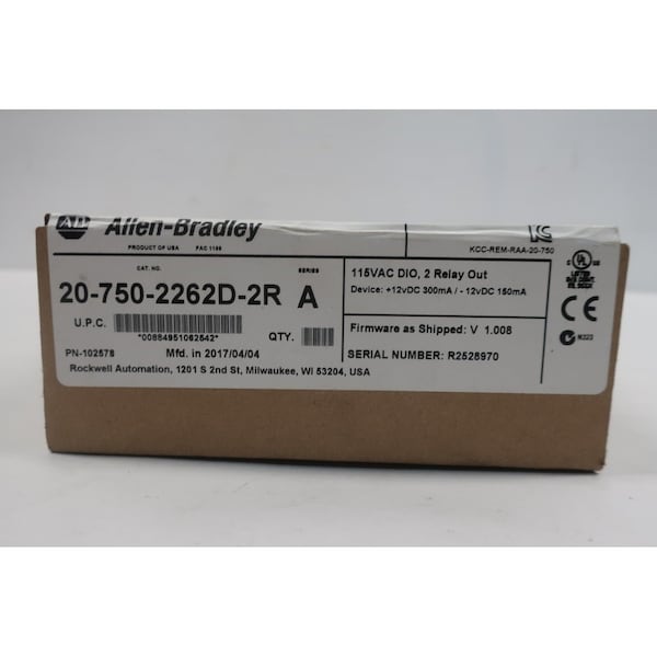 Allen Bradley ALLEN BRADLEY 20-750-2262D-2R - 20-750-2262D-2R
