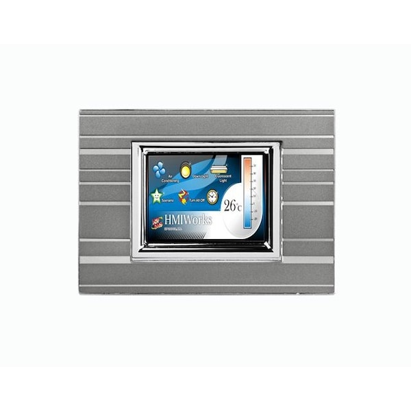 Icp Das 2.8'' High Resolution TFT Color Touch, support PoE and RS 485 Modbus RTU / TCP Gray - TPD-283U-M2