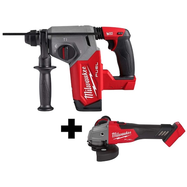 Milwaukee Tool M18 1" Rotary Hammer, M18 Grinder - 2912-20, 2881-20
