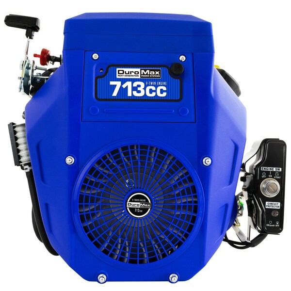Duromax 713cc 1 in. Gas Multi-Purpose Horizontal Key Shaft Electric Start Portable Engine 50-State - XP23HPE