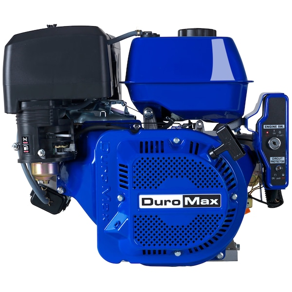 Duromax 208cc 3/4 in. Shaft Portable Gas-Powered Recoil/Electric Start Engine - XP7HPE