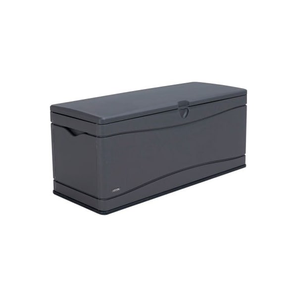 Lifetime Lifetime Outdoor Storage Deck Bench Box 130 Gallon - Gray w/Black Bottom - 60298