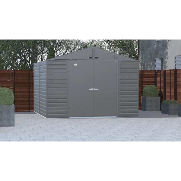 Arrow Storage Products Shed, Charcoal, Unassembled - SCG1012CC