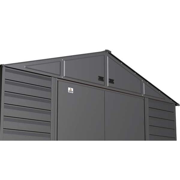 Arrow Storage Products Shed, Charcoal, Unassembled - SCG1012CC