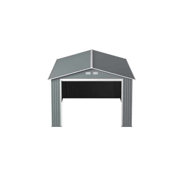 Duramax Imperial Metal Garage Light Gray w/Off White 12x20 - 50952