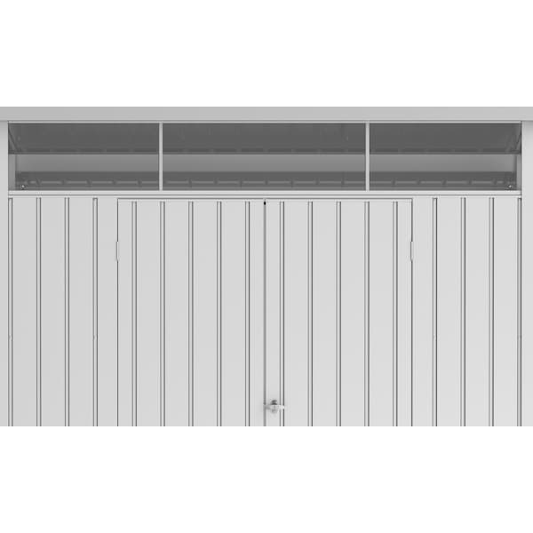 Duramax 8x6 Pent Roof with Skylight Light Gray - 50371