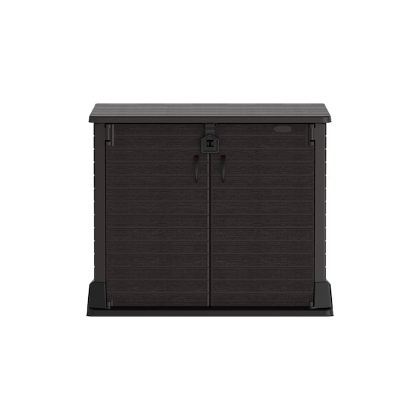 Duramax Storeaway 4 ft. 3 In. x 2 ft. 5 In. x 3 Ft 7 In. Resin Horizontal Storage Shed Brown - 86621