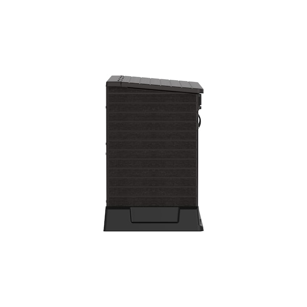 Duramax Storeaway 4 ft. 3 In. x 2 ft. 5 In. x 3 Ft 7 In. Resin Horizontal Storage Shed Brown - 86621