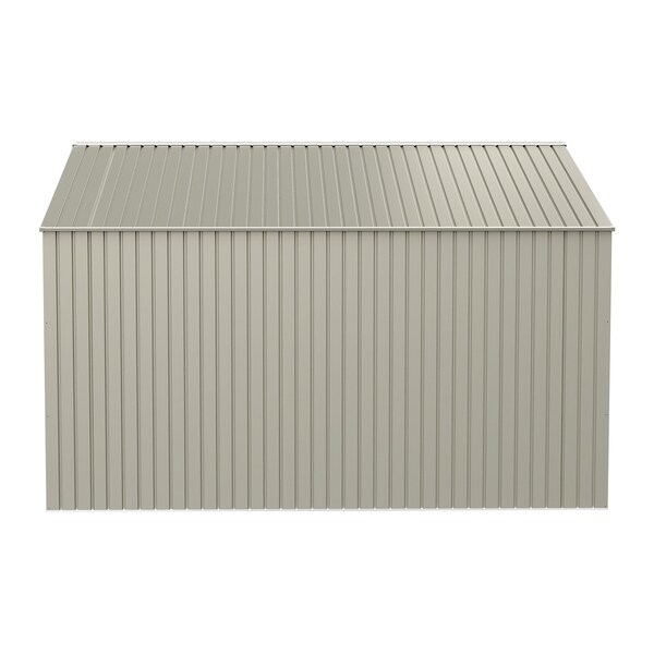 Arrow Storage Products Elite Steel Storage Shed, 14x12, Cool Grey - EG1412CG