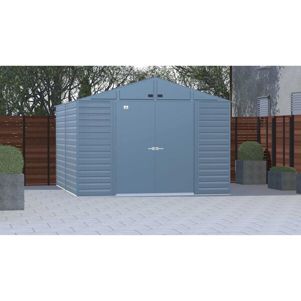 Arrow Storage Products Shed, Blue Gray, Unassembled - SCG1012BG