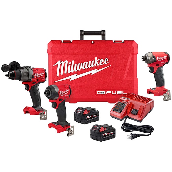 Milwaukee Tool M18 FUEL 2-Tool Combo Kit + SURGE Driver - 3697-22, 2760-20