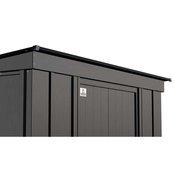 Arrow Storage Products Shed, Charcoal, Unassembled - CLP104CC