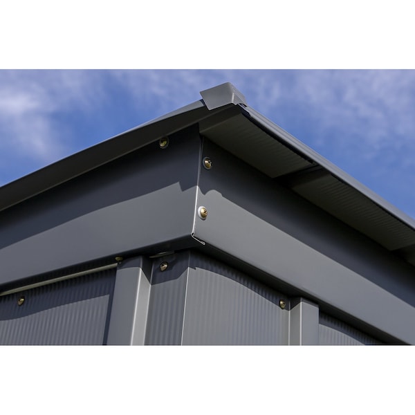 Arrow Storage Products Shed, Charcoal, Unassembled - CLP104CC