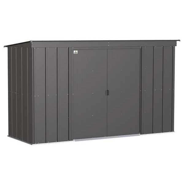 Arrow Storage Products Shed, Charcoal, Unassembled - CLP104CC