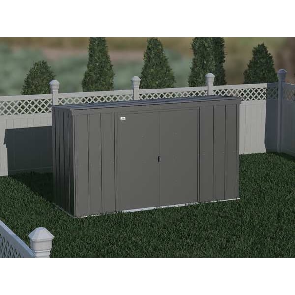 Arrow Storage Products Shed, Charcoal, Unassembled - CLP104CC