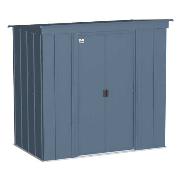 Arrow Storage Products Shed, Blue Gray, Unassembled - CLP64BG