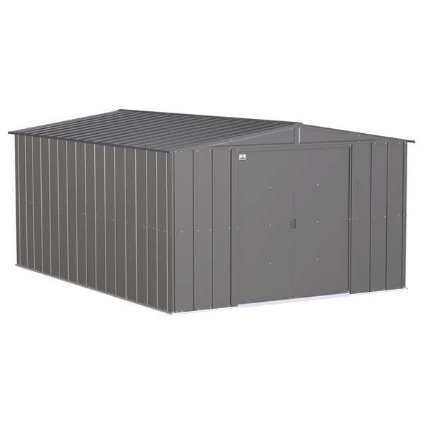 Arrow Storage Products Shed, Charcoal, Unassembled - CLG1014CC