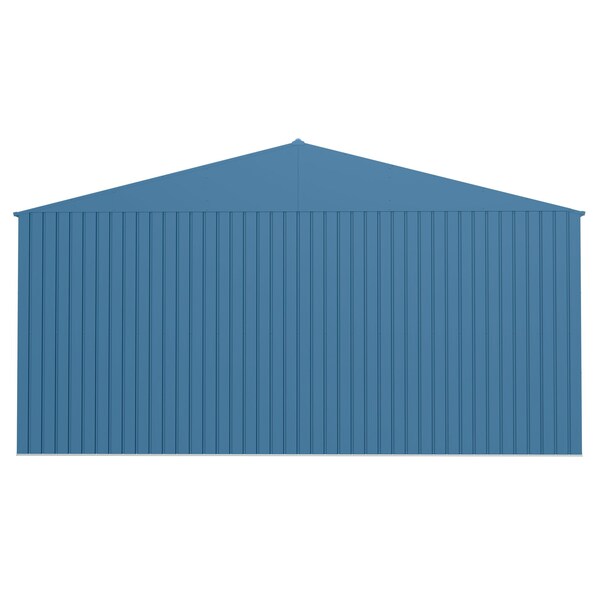 Arrow Storage Products Elite Steel Storage Shed, 14x12, Blue Grey - EG1412BG