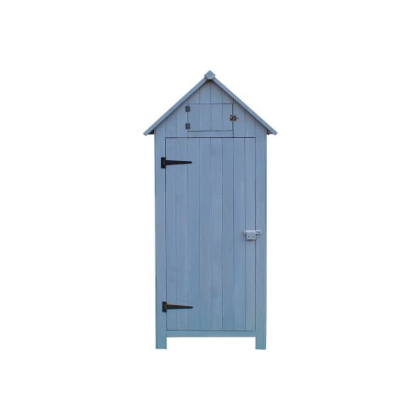 Almo Fulfillment Services Hanover Wooden Storage Shed, 30" x 20-2/5" x 69-3/5" Grey - HANWS0102-GRY