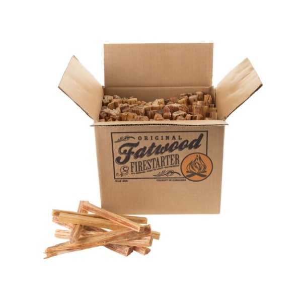 Nature Spring 2400 Earth Worth, 10 Pound Box - Fatwood Firestarter - 216460OVS