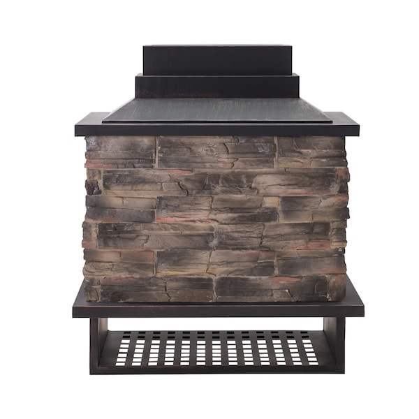 Sunjoy Farmington Wood Burning Fireplace - A304001100