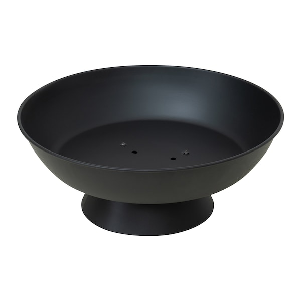 Sunjoy 22 in. Black Steel Round Wood Burning Fire Pit - A301035000