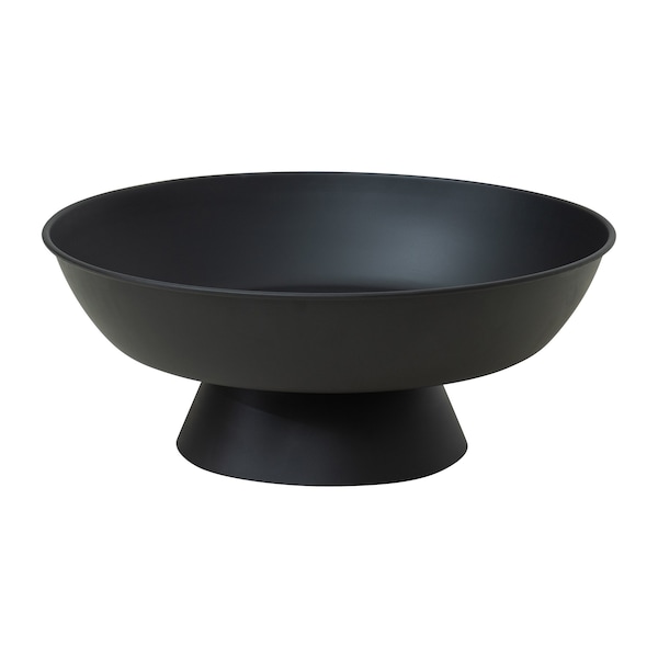 Sunjoy 22 in. Black Steel Round Wood Burning Fire Pit - A301035000
