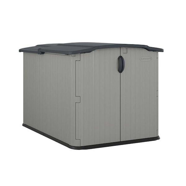 Suncast 4 ft. x 6 ft. Resin Horizontal Storage Shed with Floor Kit - BMS4950