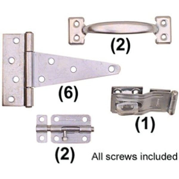 National Hardware National Hardware N219-592 Storage Shed Barn Kit - N219-592