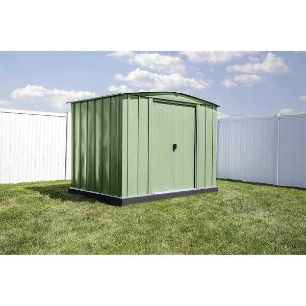 Arrow Storage Products 8x6 Classic Steel Storage Shed, Sage Green - CLG86SG