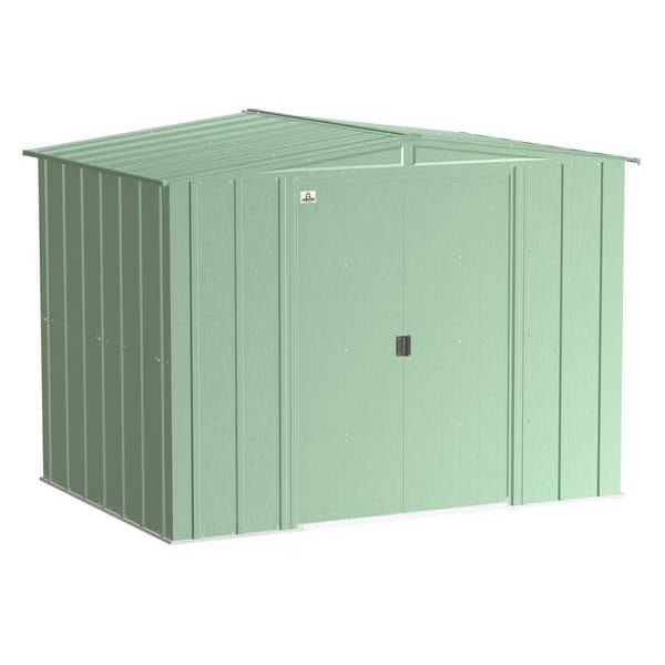 Arrow Storage Products 8x6 Classic Steel Storage Shed, Sage Green - CLG86SG