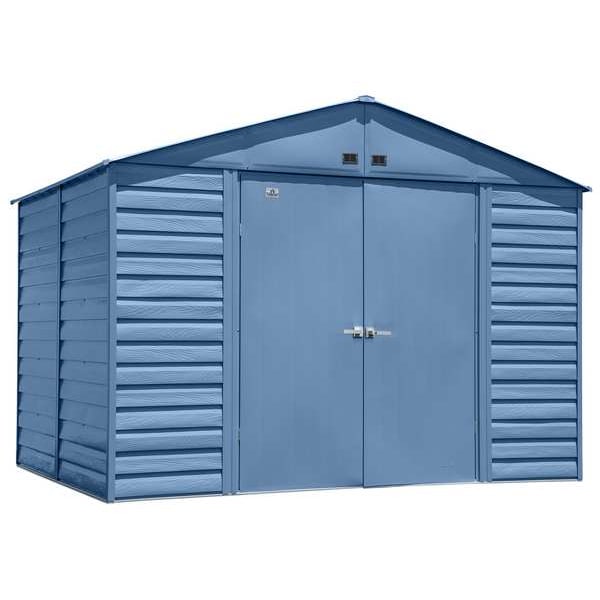 Arrow Storage Products 10x8 Select Steel Storage Shed, Blue Grey - SCG108BG