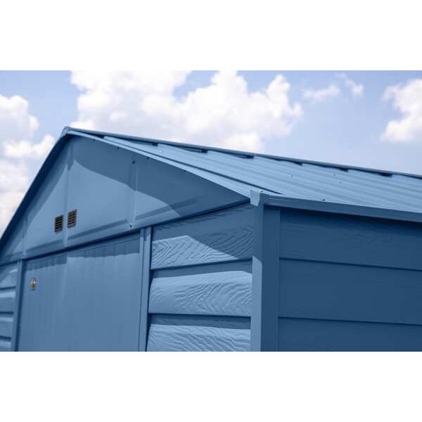 Arrow Storage Products 10x8 Select Steel Storage Shed, Blue Grey - SCG108BG