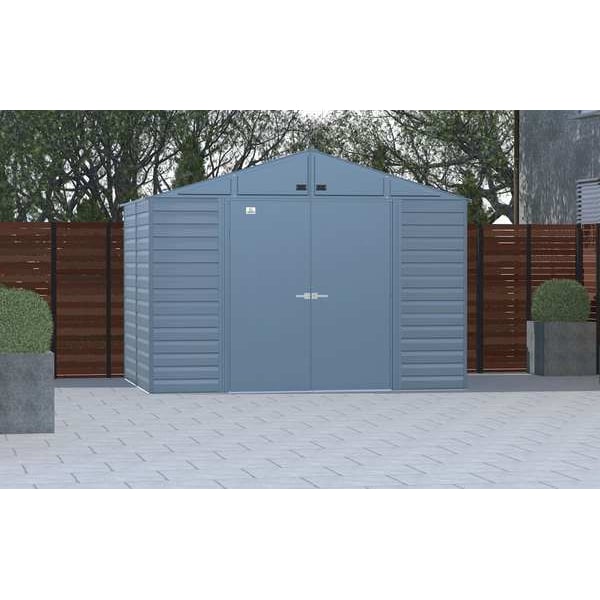 Arrow Storage Products 10x8 Select Steel Storage Shed, Blue Grey - SCG108BG