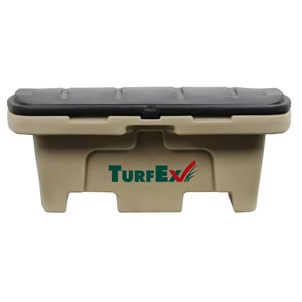 Turfex Storage Container, Polyethylene, Brown, 20 3/4 in H, 33.25 in W - 74055