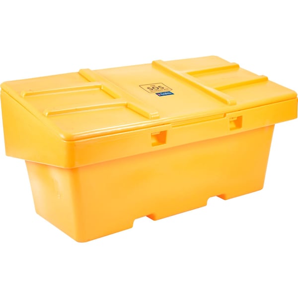 Global Industrial Lockable Outdoor Storage Container, 72inLx36inWx36inH, 36 Cu. Ft., Yellow - B2050614