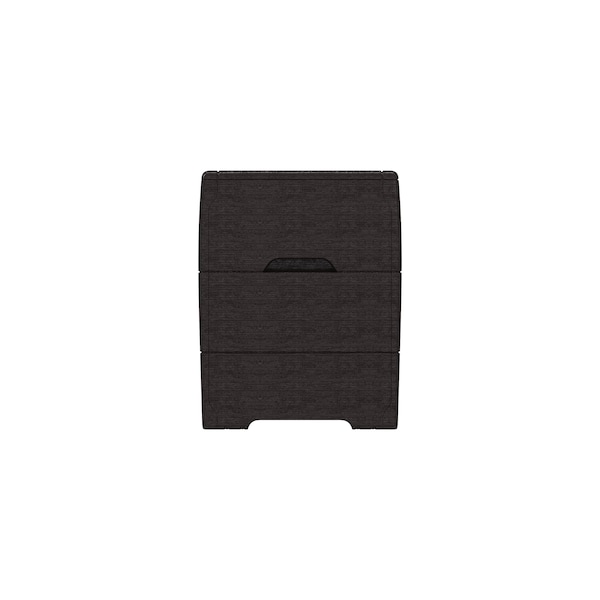 Duramax 17-3/4 in L, 46-1/4 in W, 22 in H, Brown, Resin - 86601