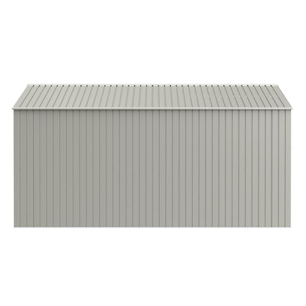 Arrow Storage Products Elite Steel Storage Shed, 10x14, Cool Grey - EG1014CG
