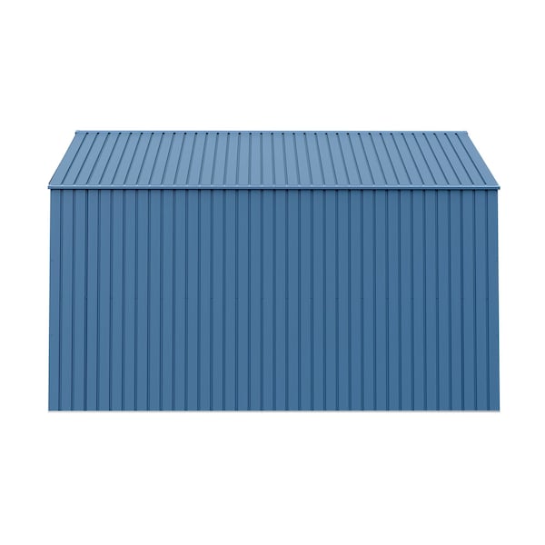 Arrow Storage Products Elite Steel Storage Shed, 12x12, Blue Grey - EG1212BG