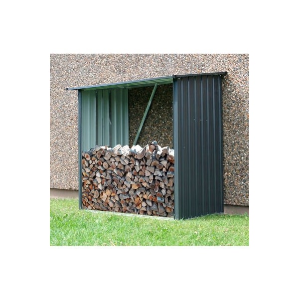 Almo Fulfillment Services Hanover HANWDSHD-GRY Galvanized Steel Shed, 35"L x 64-1/10"W x 60-3/5"H, Dark Gray - HANWDSHD-GRY