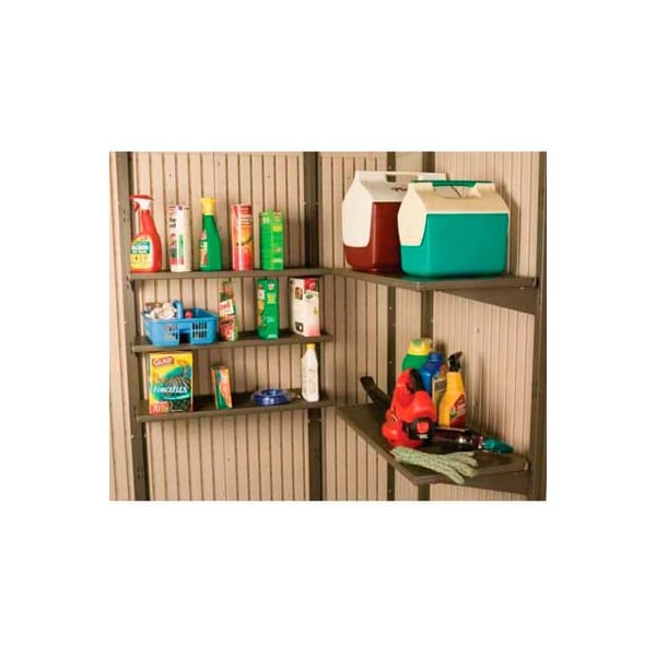 Lifetime 14" x 30" 5 Pack Shelf Accessory Kit For Lifetime Sheds - 115