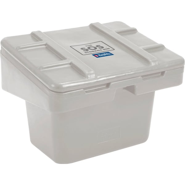 Global Industrial Lockable Outdoor Storage Container, 30inLx24inWx23inH, 5.5 Cu. Ft., Light Gray - B2050637