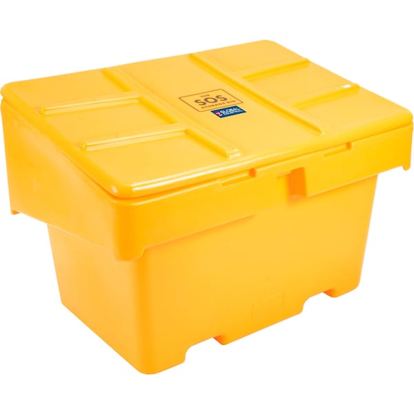 Global Industrial Lockable Outdoor Storage Container, 48inLx33inWx34inH, 18.5 Cu. Ft., Yellow - B2050616