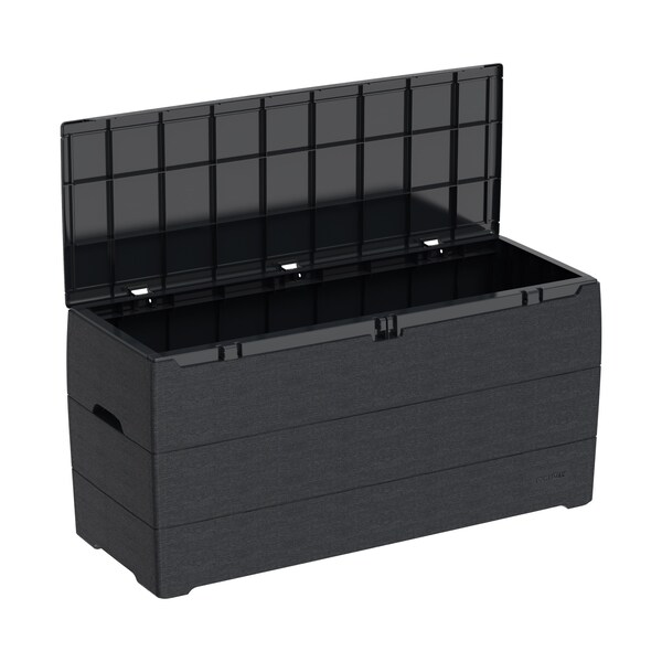 Duramax 17-3/4 in L, 46-1/4 in W, 22 in H, Gray, Resin - 86600