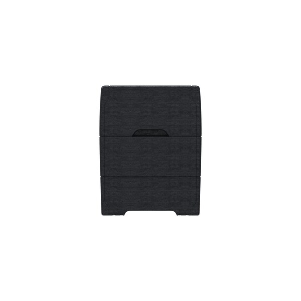 Duramax 17-3/4 in L, 46-1/4 in W, 22 in H, Gray, Resin - 86600