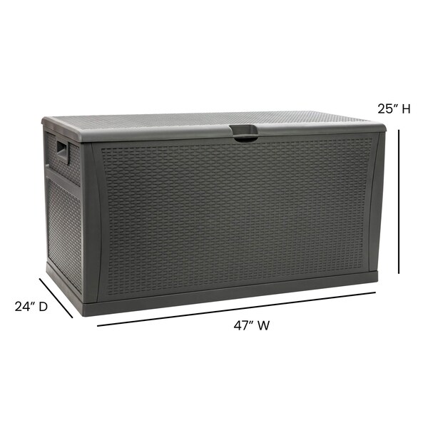 Flash Furniture 220 Polypropylene Gray - QT-KTL-4023GY-GG