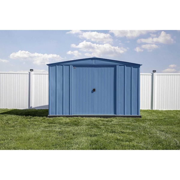 Arrow Storage Products Shed, Blue Gray, Assembled - CLG1012BG